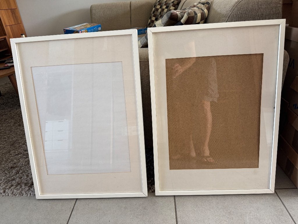 Fotokaders met passe-partout, TV, Hi-fi & Vidéo, Suspendu, Comme neuf, Enlèvement, Bois