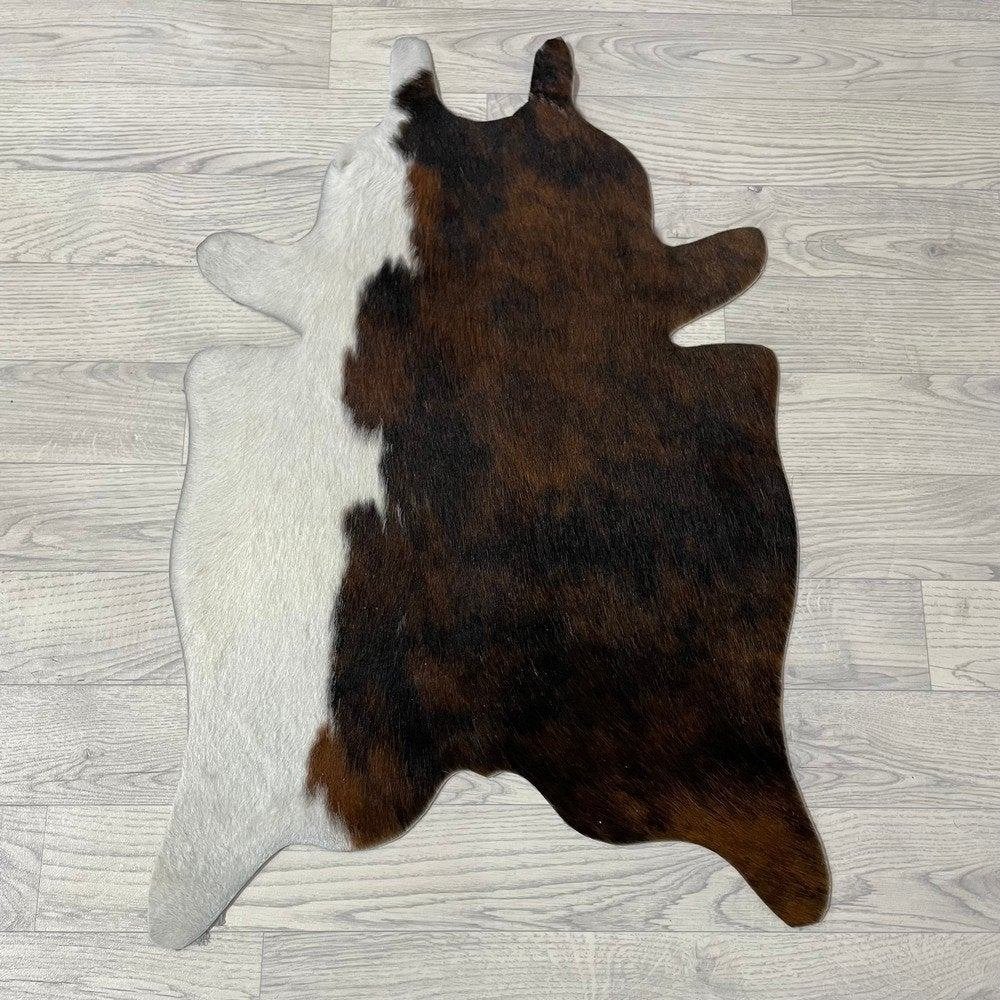 Mini koeienhuid bruin wit zwart 90x60cm #418 | Lederstore, Neuf, Tapisserie murale, Multicolore, Matériau naturel