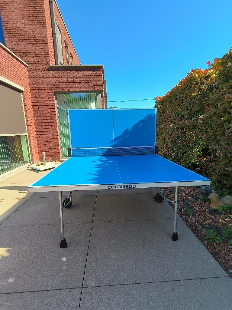 Cornilleau 100 Outdoor tennistafel, Ophalen, Gebruikt, Tafel Outdoor, Inklapbaar