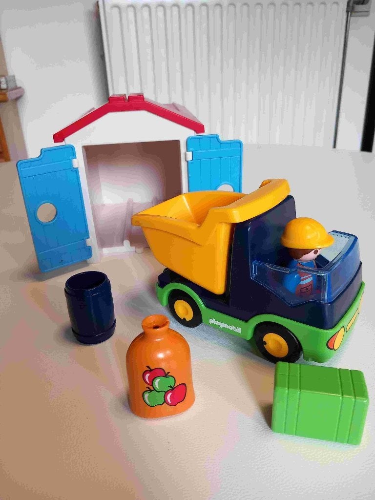 Playmobil Garage met vrachtwagen, Enlèvement, Comme neuf