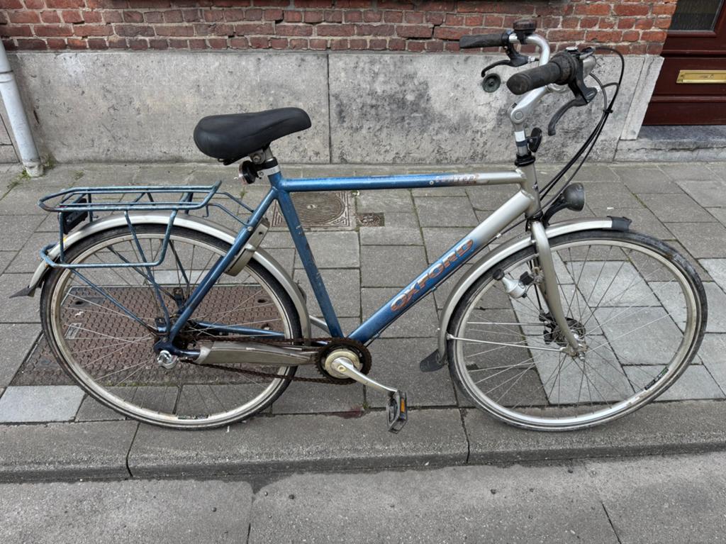 Oxford Carlton Heren Fiets, Fietsen en Brommers, Gebruikt, Versnellingen, Schijfrem, 53 tot 57 cm