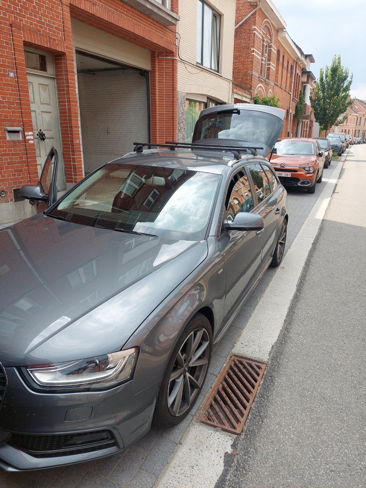 Bagagedragers audi b8, Ophalen