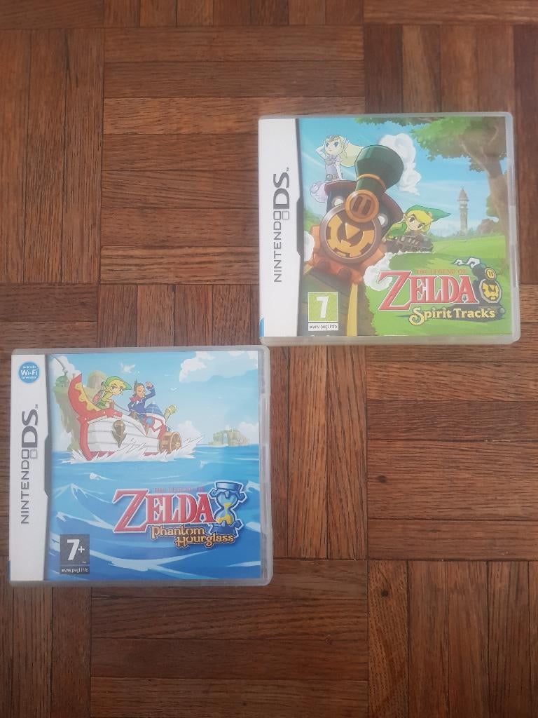 Zelda Spirit Tracks/Phantom Hourglass, Gebruikt, 1 speler, Vanaf 12 jaar, Ophalen