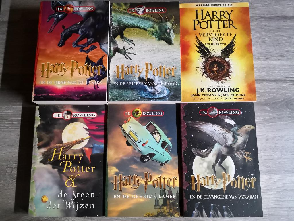Harry Potter boeken uit te kiezen - 1,2,3,5,7,8, Verzamelen, Harry Potter, Ophalen