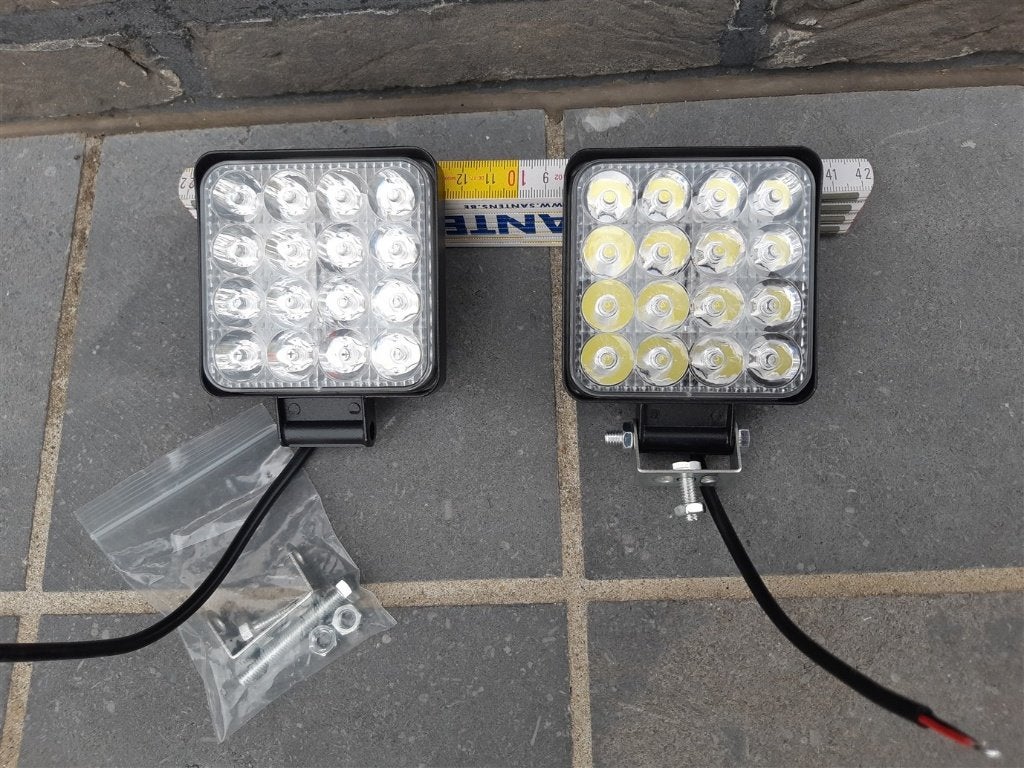 2x Ledspots Verstraler 85 x 85mm 2x200W licht – Nieuw, Ophalen of Verzenden, Nieuw