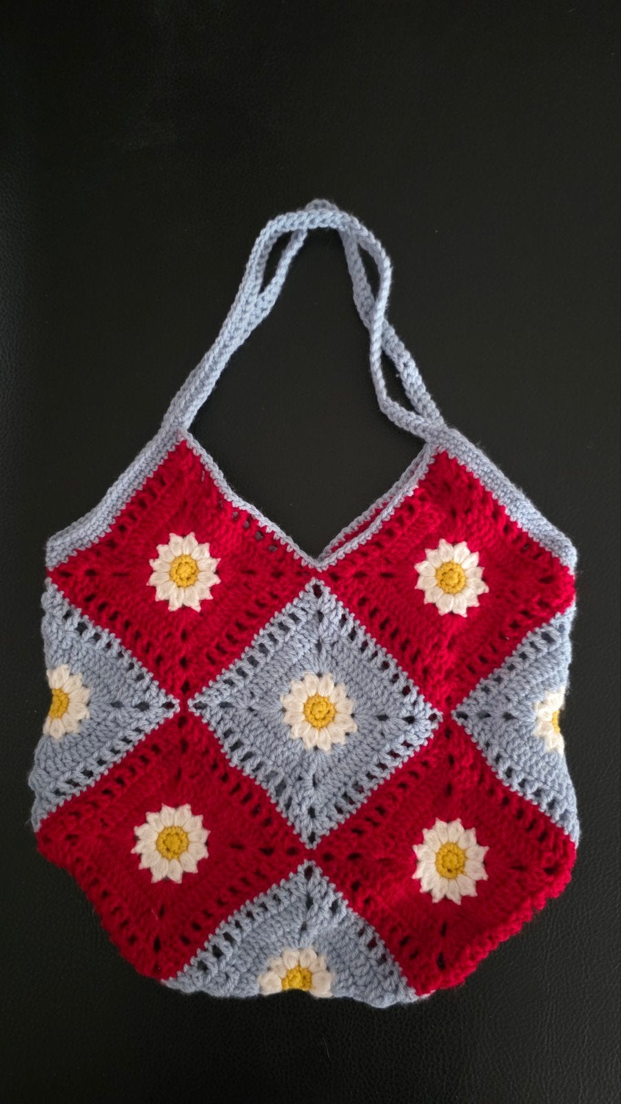 NIEUW gehaakte tas - 40 cm breed, Hobby & Loisirs créatifs, Enlèvement ou Envoi, Neuf, Crochet, Autres types
