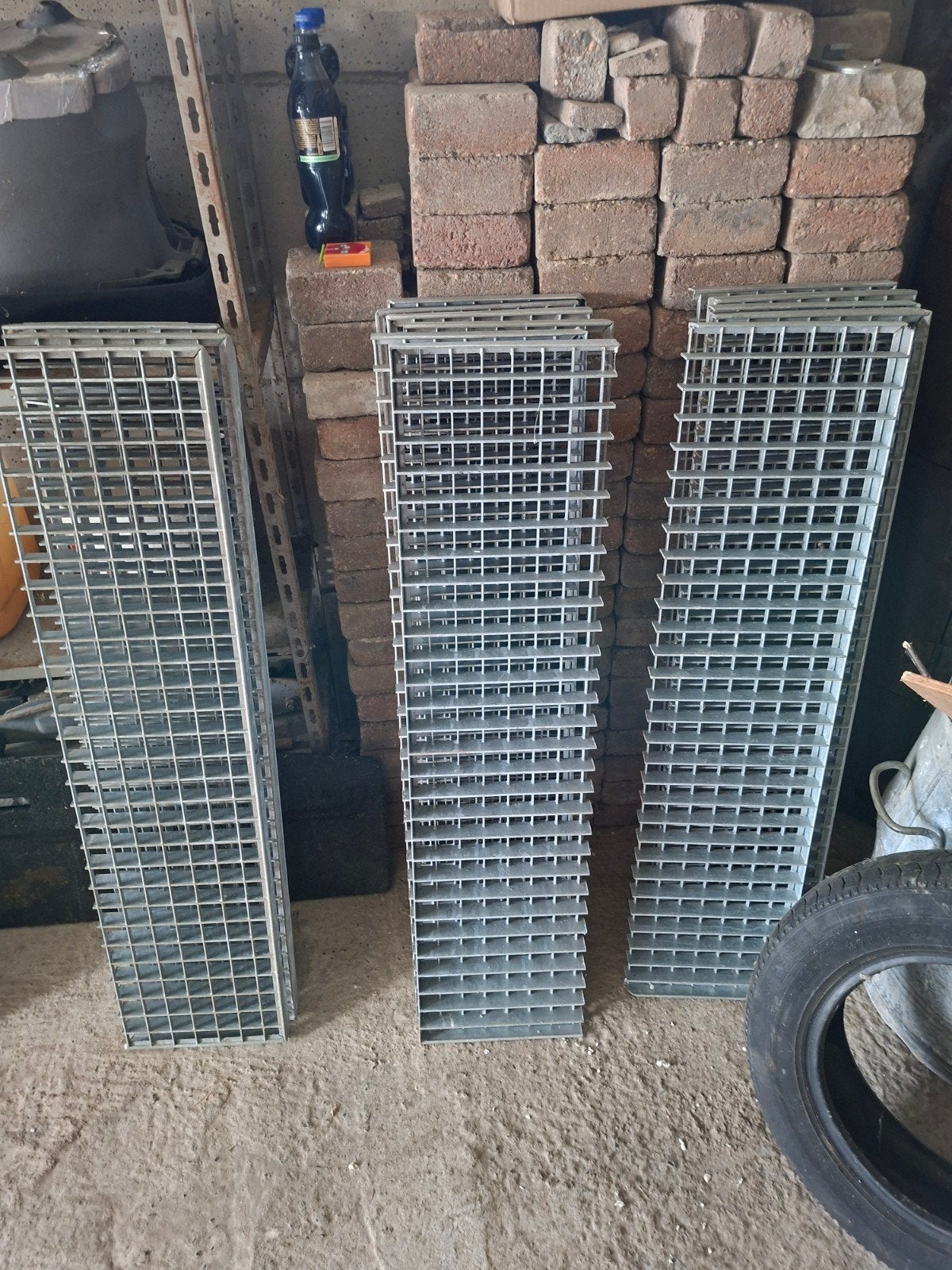 Gegalvaniseerde traptreden,traproosters., Doe-het-zelf en Bouw, Ophalen, Nieuw