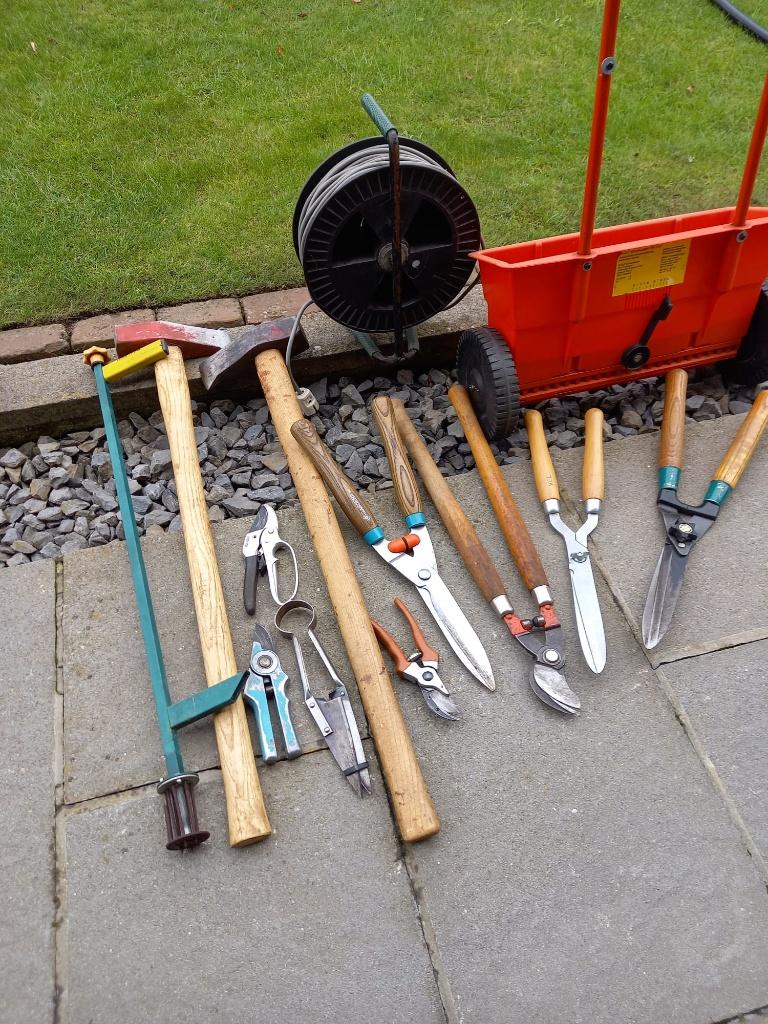 Allerlei tuingereedschap, Tuin en Terras, Hand-tuingereedschap, Ophalen