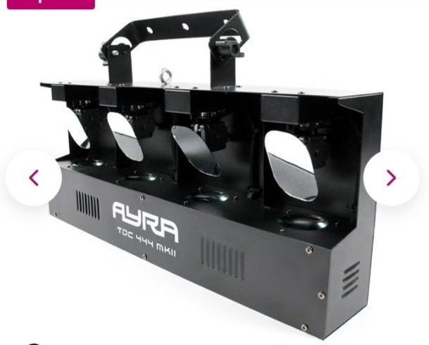2 stuks RGBW led 4in1 scans, Muziek en Instrumenten, Ophalen, Zo goed als nieuw, Licht, Geluidgestuurd