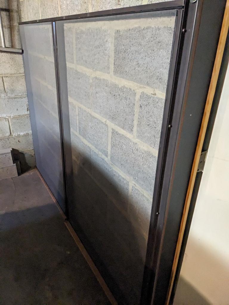 vliegenraam voor schuifdeur, Ophalen, Gebruikt, 120 cm of meer, Buitendeur