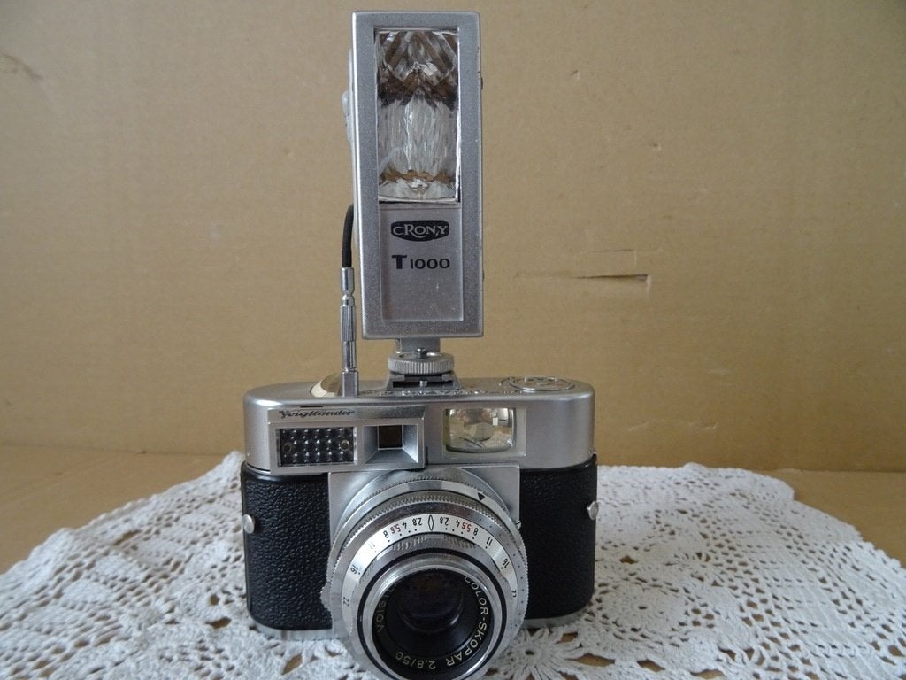Appareil photo 1958 Voigtländer Vitomatic II a + Crony T1000, TV, Hi-fi & Vidéo, Appareils photo analogiques, Enlèvement ou Envoi