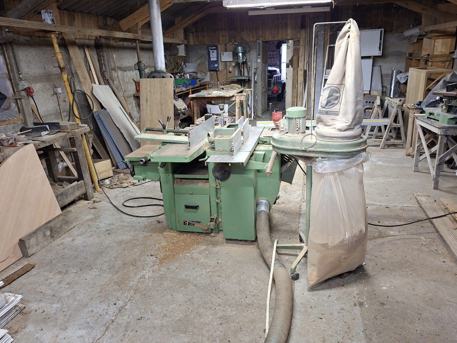 Houtcombine robland k31, Doe-het-zelf en Bouw, Ophalen, Gebruikt