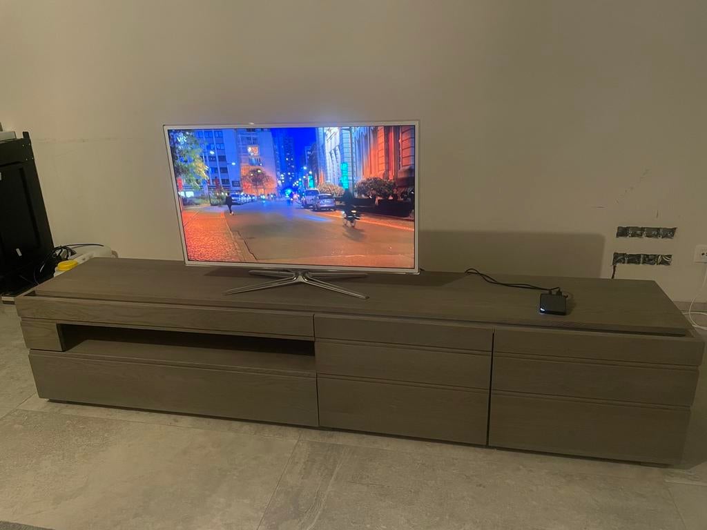 TV meubel (incl. ledverlichting), Huis en Inrichting, Ophalen, Zo goed als nieuw