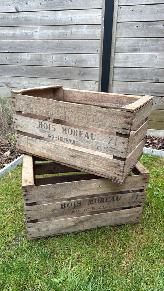 10 houten fruitkisten, Huis en Inrichting, Woonaccessoires | Kisten, Ophalen, Minder dan 50 cm, Gebruikt, 50 tot 100 cm
