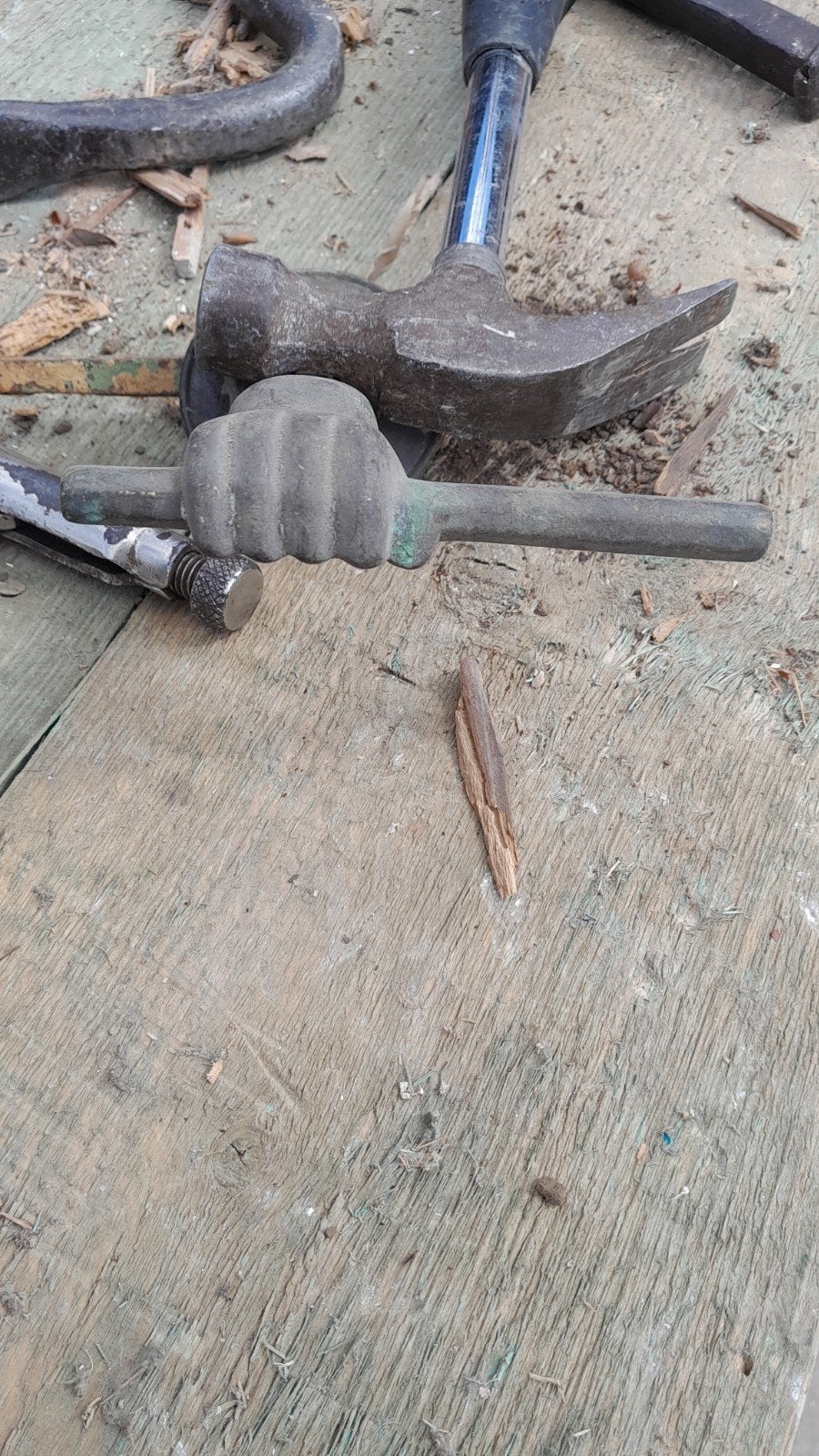 ancienne poignée de porte en cuivre, Enlèvement