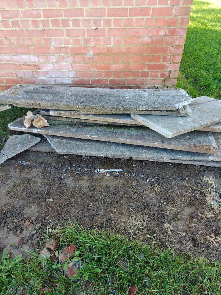 GRATIS betonplaten, Enlèvement