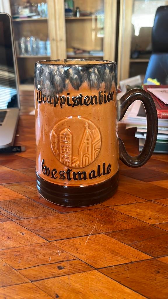 Brasserie westmalle bierpot trappistenbier, Ophalen of Verzenden, Zo goed als nieuw