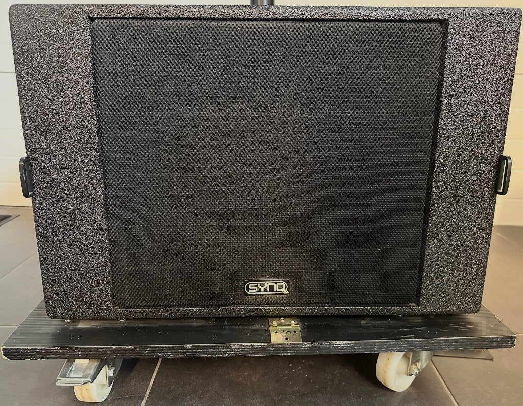 subwoofer sub synq 212, Enlèvement, Comme neuf, Subwoofer