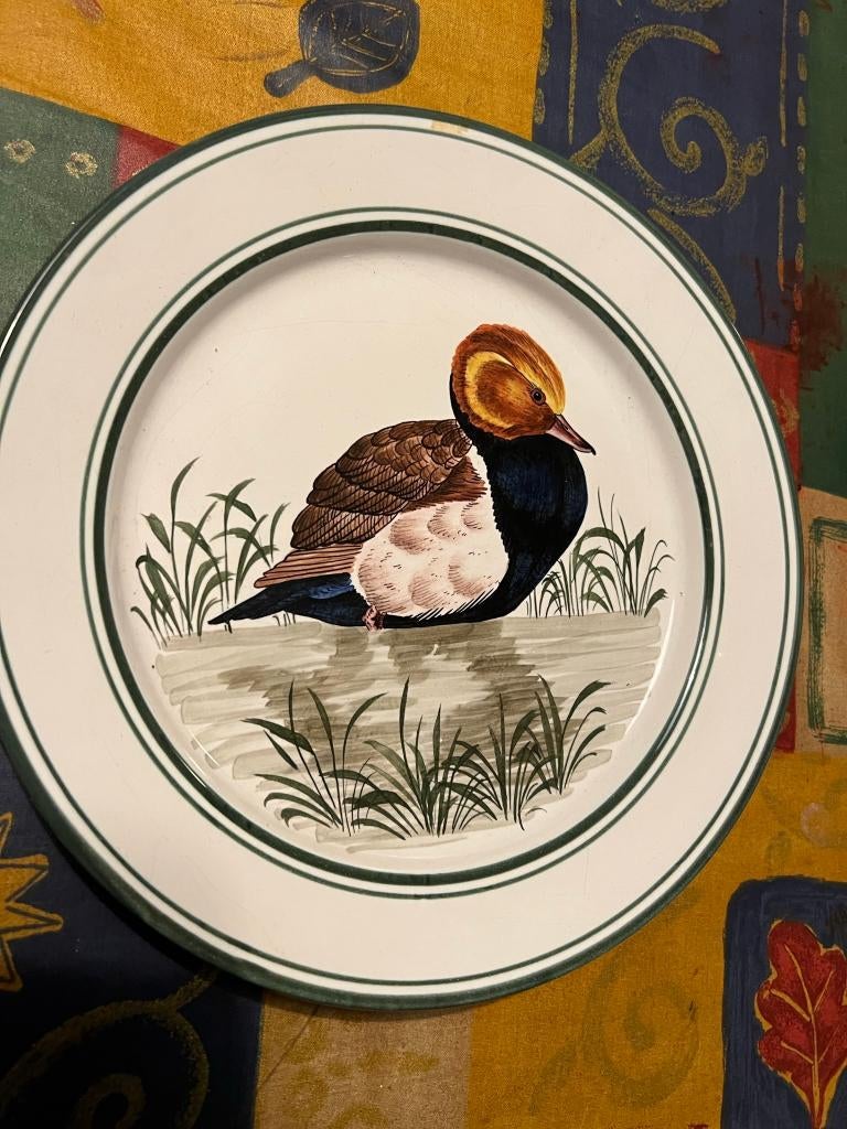 Assiette décorative Bassano - Italie *Céramique, signée,, Enlèvement ou Envoi