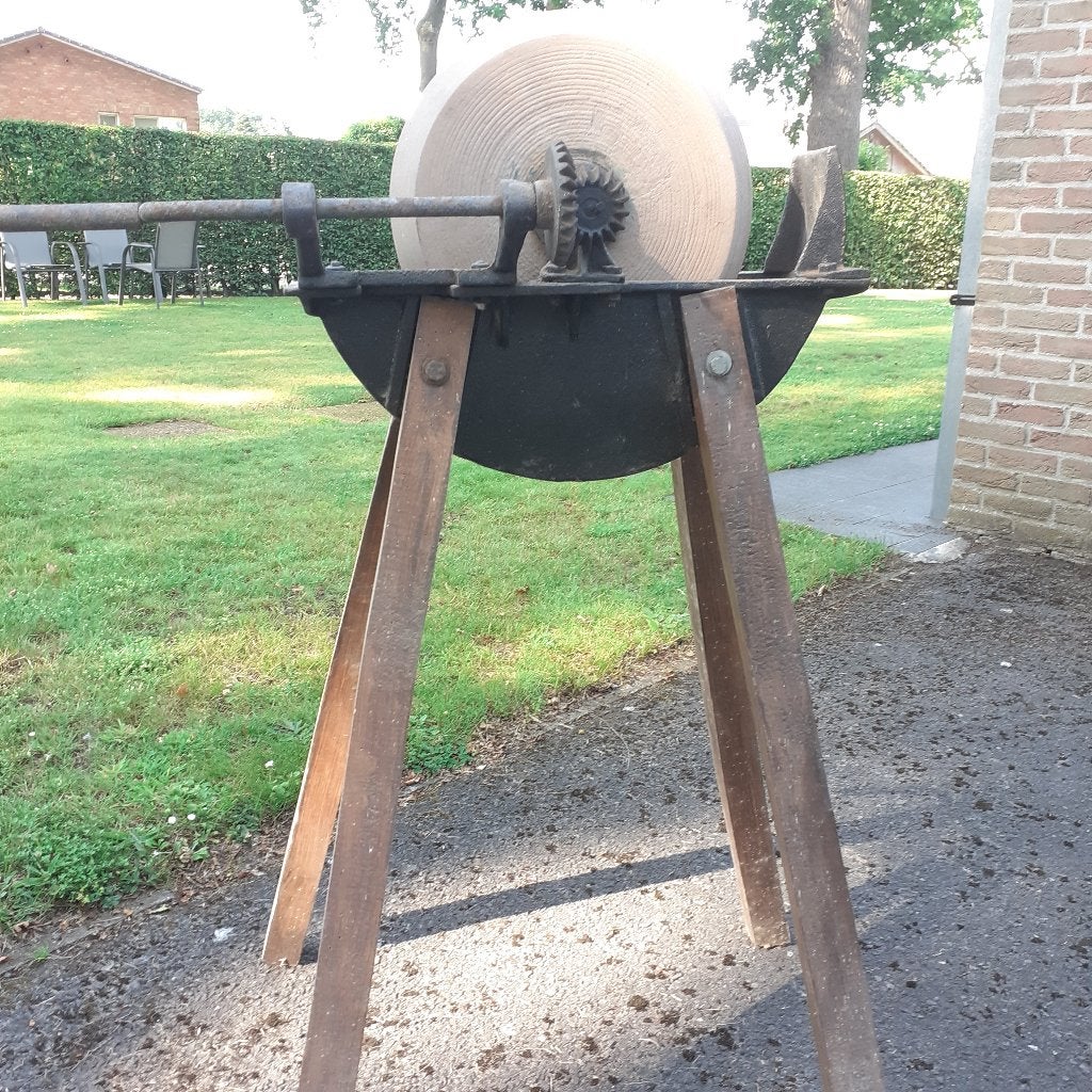 slijpsteen, Ophalen, Gebruikt
