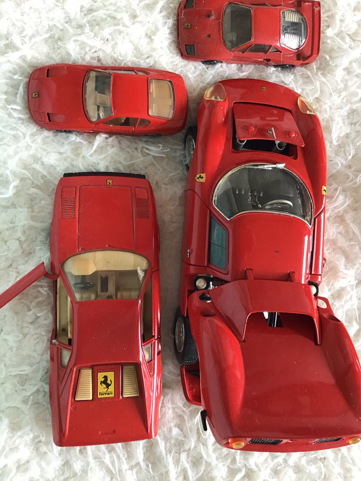 4 maquettes Ferrari originales de la collection, Enlèvement ou Envoi