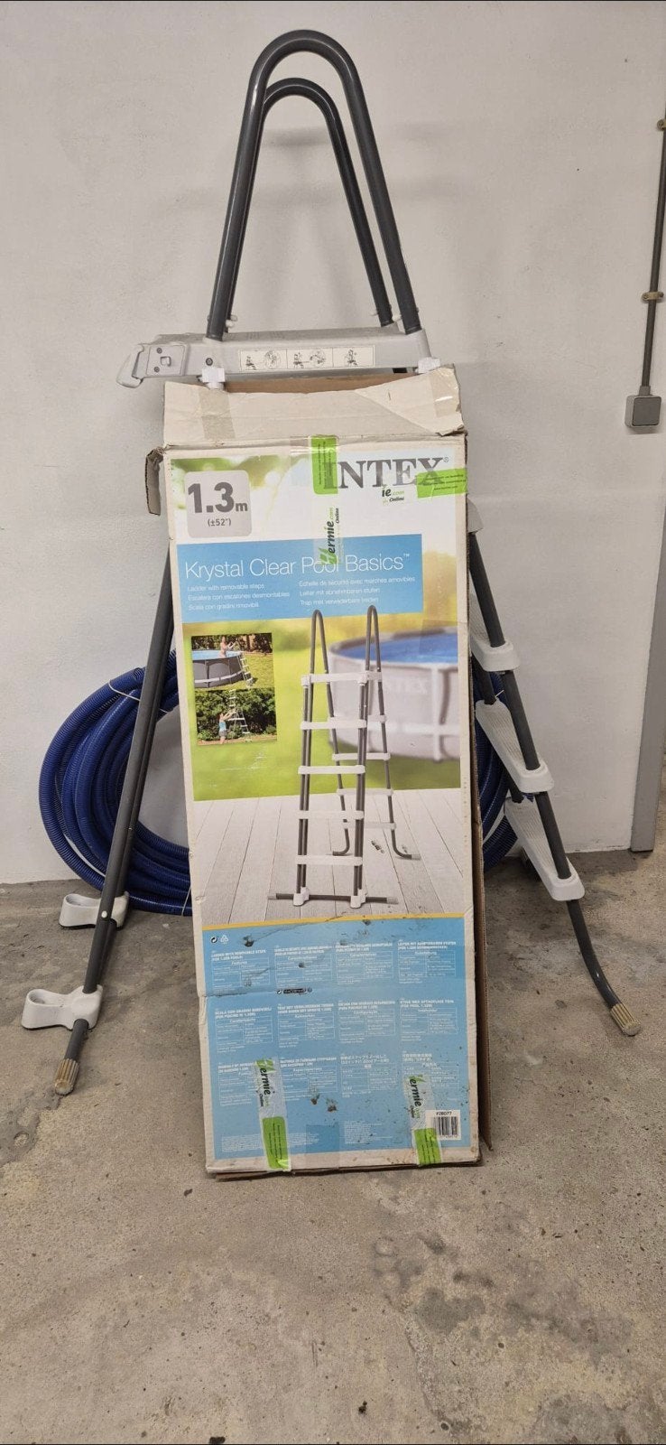 Intex Delux trap 1,3m, Ophalen, Gebruikt, Ladder