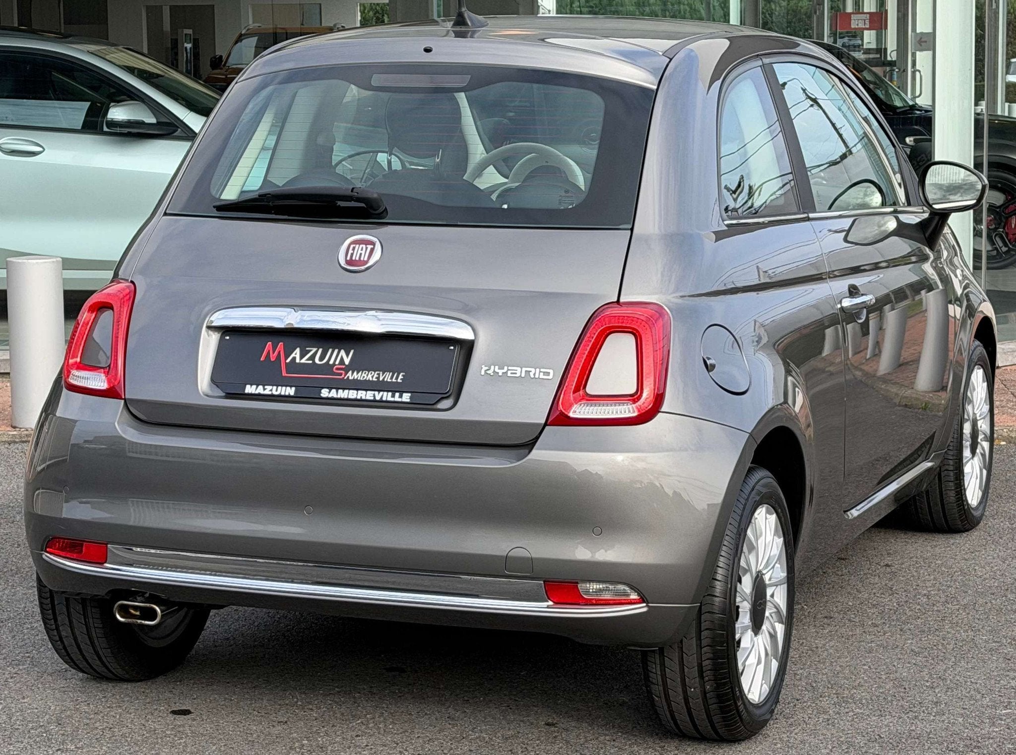 Fiat 500 1.0i MHEV Dolcevita * CarPlay * Toit Pano * Cuir *, Autos, Argent ou Gris, Achat, Euro 6, Entreprise