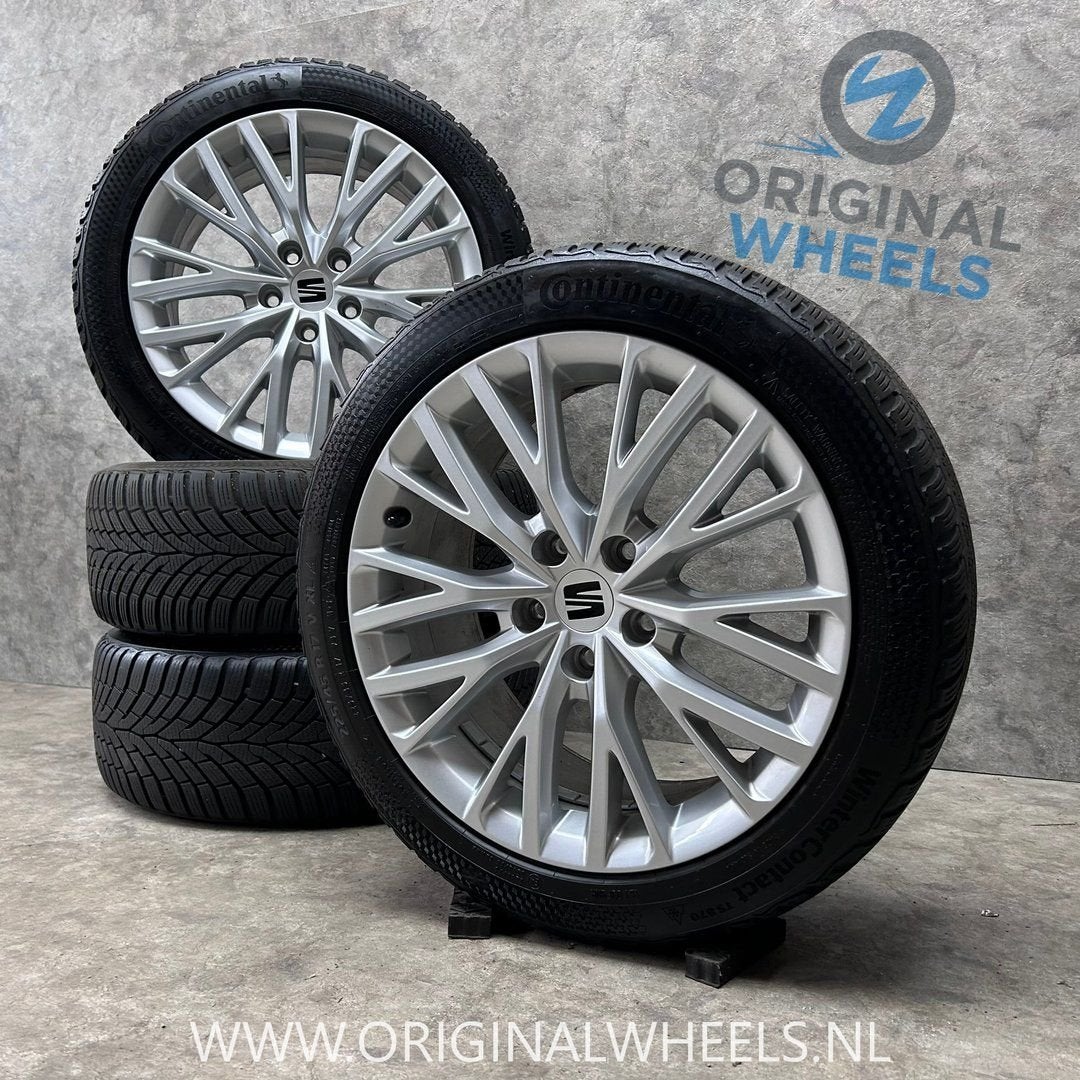 ✅DIVERSEN 17 inch originele velgen + winterbanden Seat Leon, Pneus et Jantes, Pneus hiver, Véhicule de tourisme, -