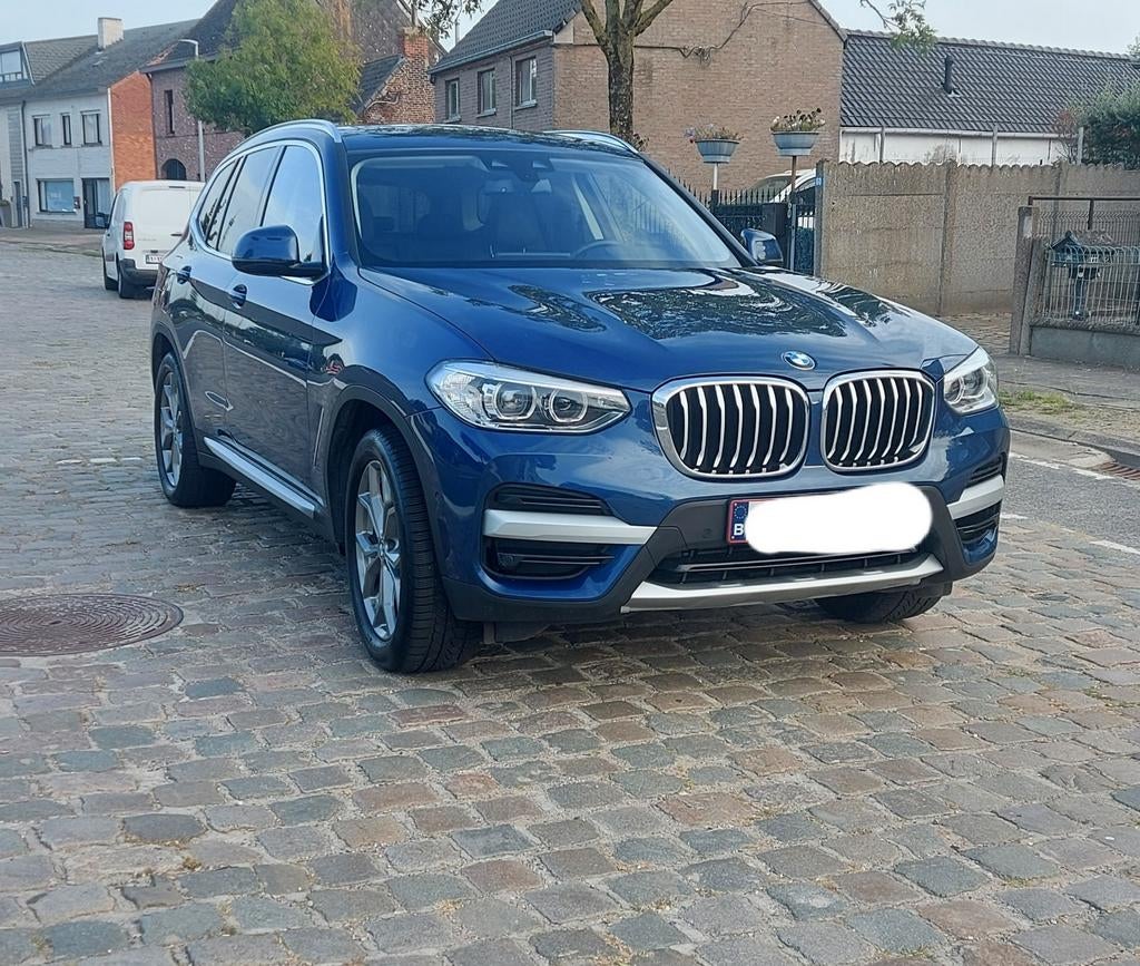 BMW X3 sDrive18d Xline mild hybride 2021  AUTOMAAT, Auto's, Automaat, Blauw, Diesel, Particulier