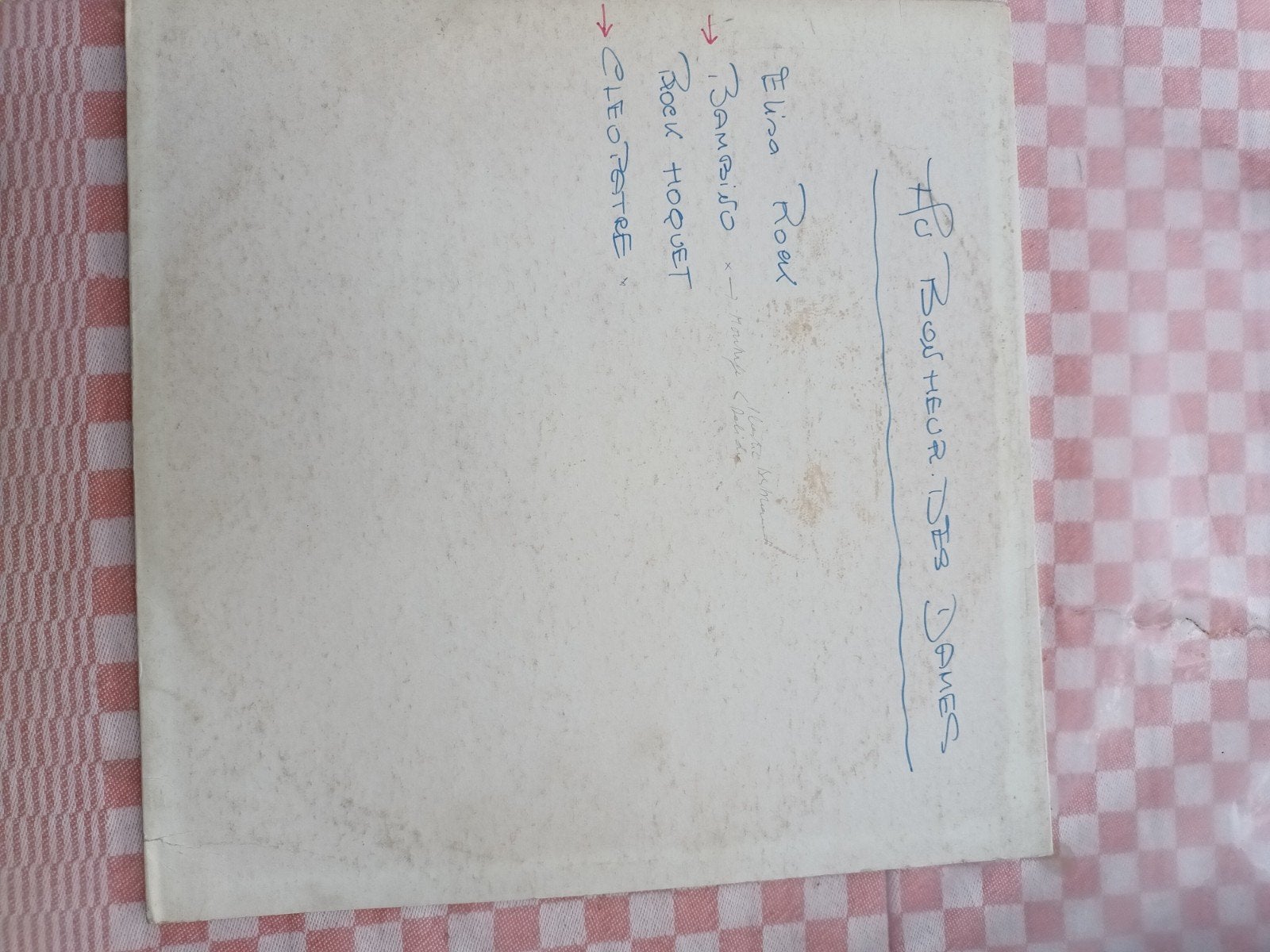 AU BONHEUR DES DAMES/ FRANSE ROCK/TEST PRESSING 27-1-2977, Cd's en Dvd's, Ophalen, LP