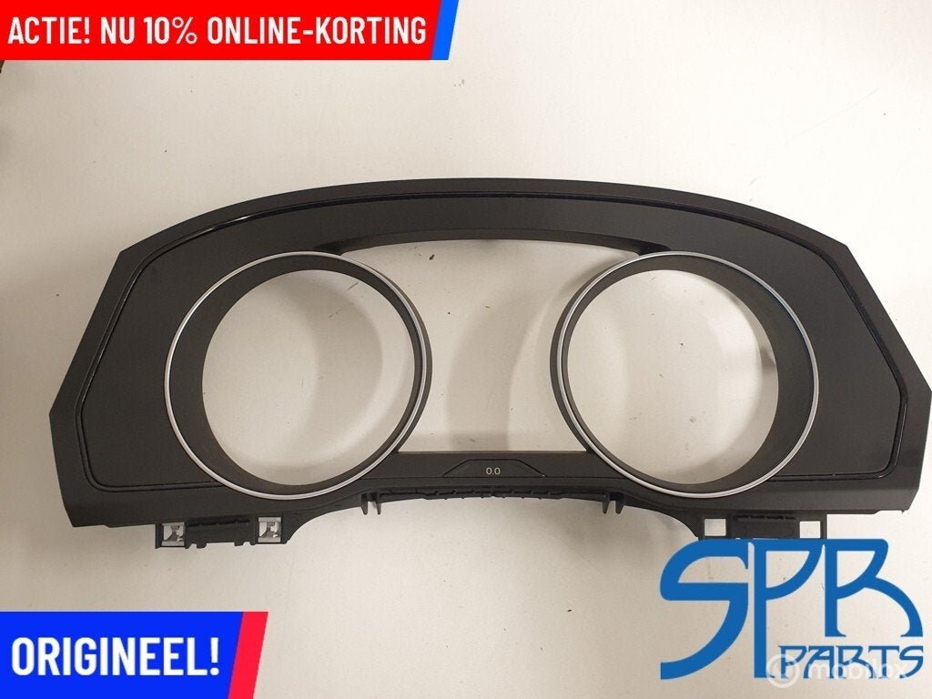 PASSAT B8 AFDEKKING INSTRUMENTENPANEEL TELLER Rand 3G1858366, Gebruikt, Volkswagen, Ophalen of Verzenden, Volkswagen