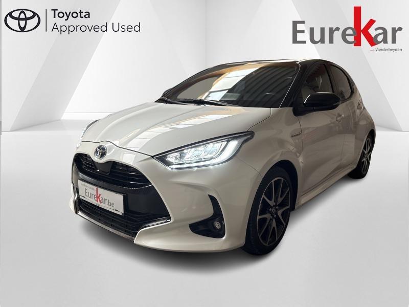 Toyota Yaris Style, Auto's, Toyota, Automaat, Wit, 5 deurs, Hybride Elektrisch/Benzine