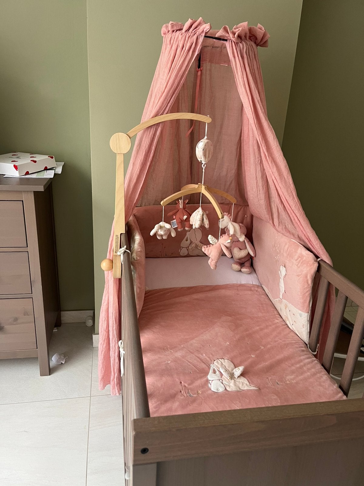 Hemeltje babybed, Ophalen, Zo goed als nieuw