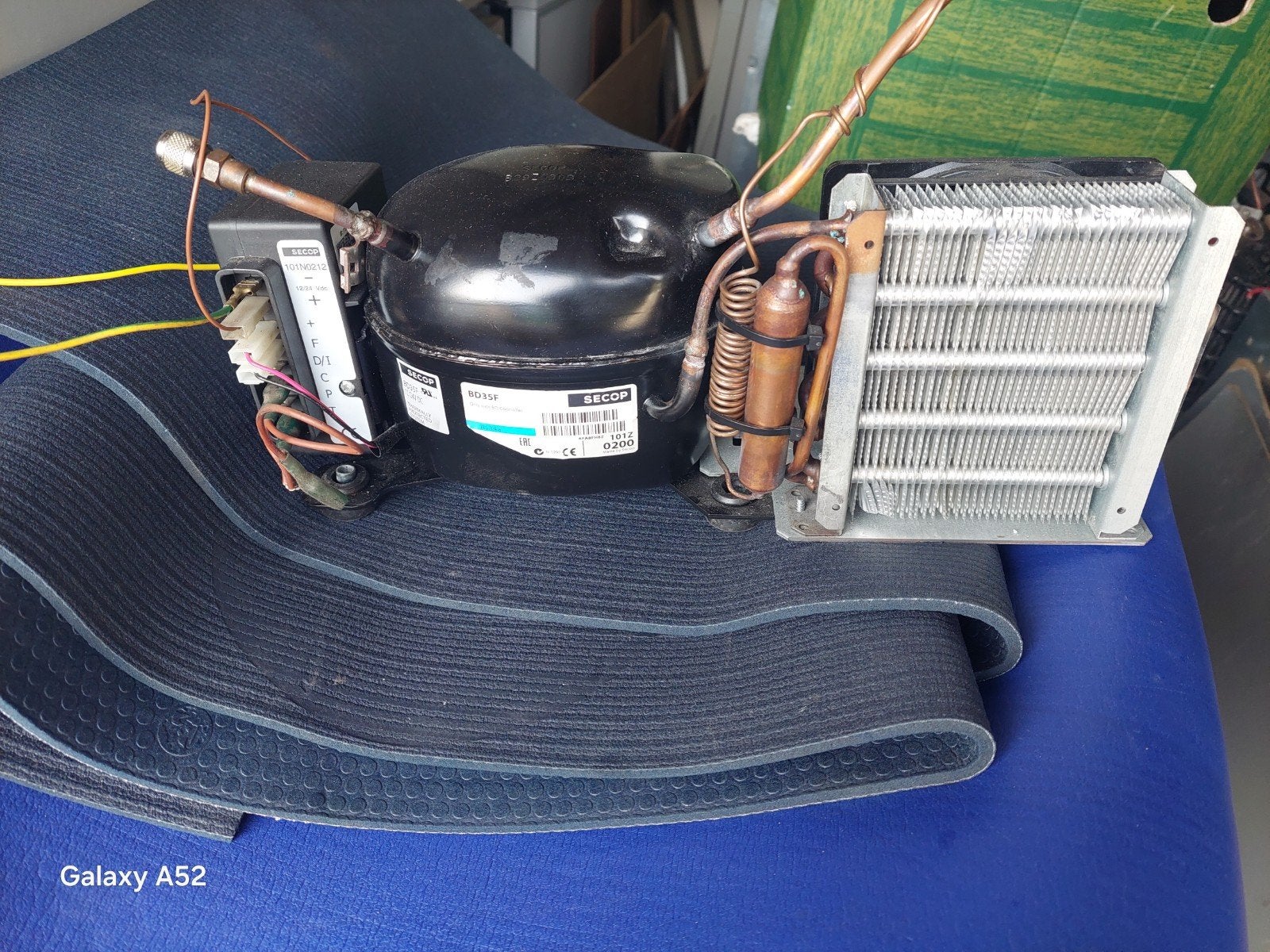 koelkast koelbox Danfoss Secop compressor, Ophalen of Verzenden, Gebruikt, Koelbox, Compressor