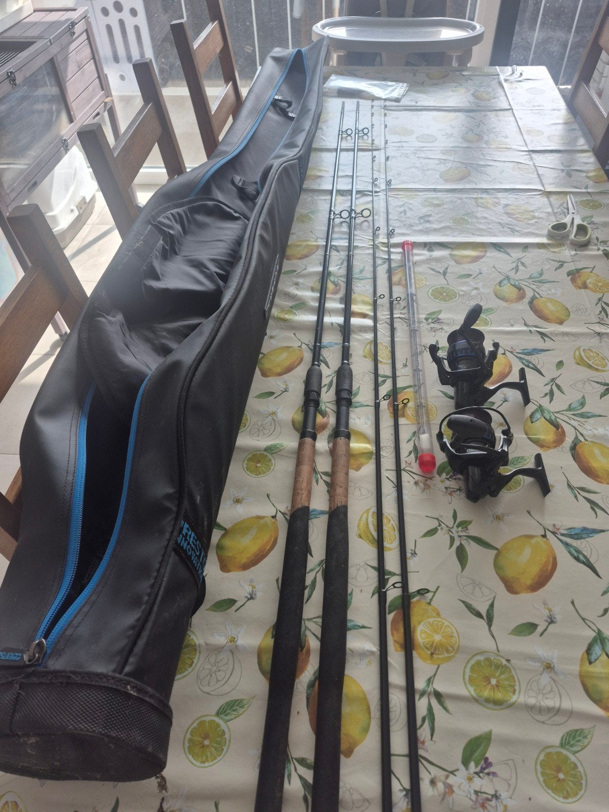 feeder set preston, Watersport en Boten, Ophalen, Zo goed als nieuw, Complete set