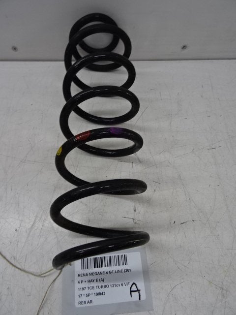 RESSORT DE SUSPENSION ARRIERE Renault Megane IV (RFBB), Renault, Mevr. I. Hauben, Utilisé, Rue de l'Espoir 34 34
4030  GRIVEGNÉE, BE