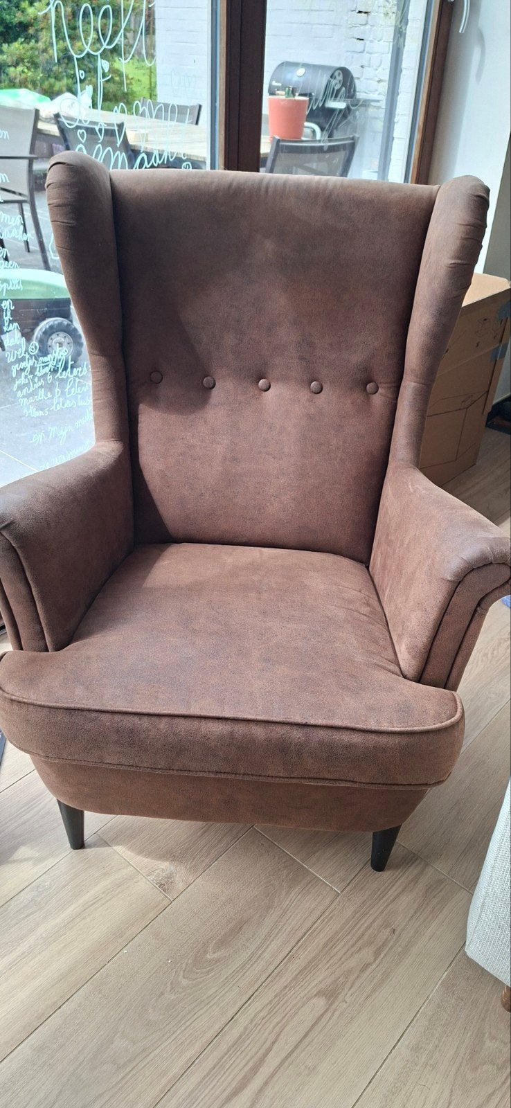 Bruine fauteuils ikea, Huis en Inrichting, Fauteuils, Ophalen