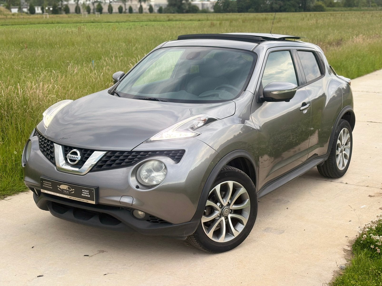 Nissan Juke 1.2 DIG-T CUIR - NAVI - JANTES - TOIT OUVRANT, Autos, Achat, 129 g/km, Entreprise, Garantie prolongée
