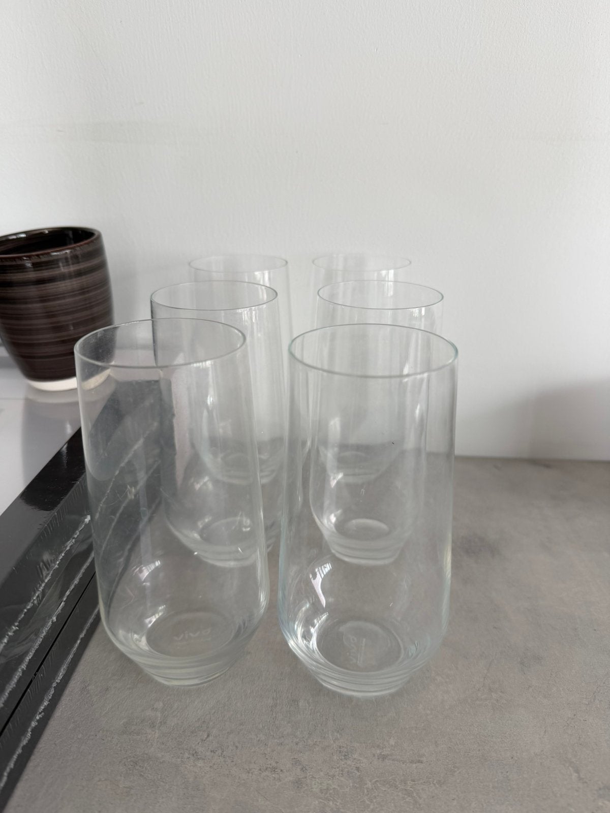 6 Vivo by Villeroy & Boch Group glazen, Verzamelen, Glas en Drinkglazen, Ophalen, Zo goed als nieuw