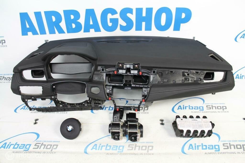 Airbag kit Tableau de bord noir BMW 2 F45 F46, Enlèvement ou Envoi, Utilisé