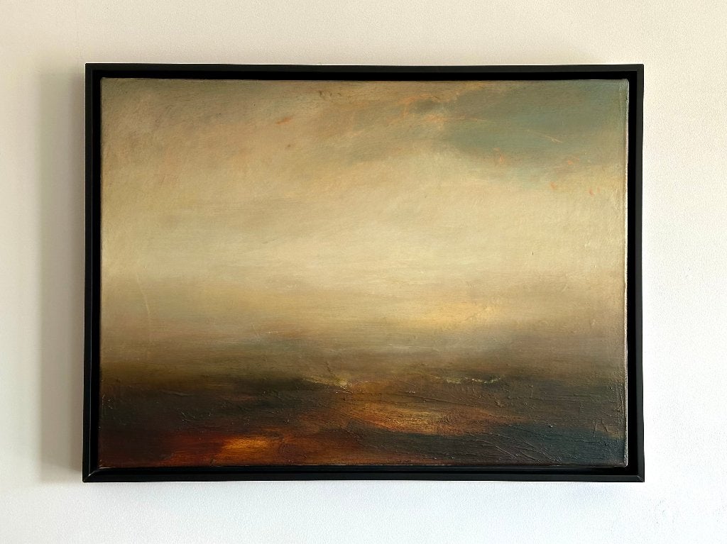 Huile sur toile "Shadow et Light", Peinture à l'huile, Enlèvement, Encadré, Toile