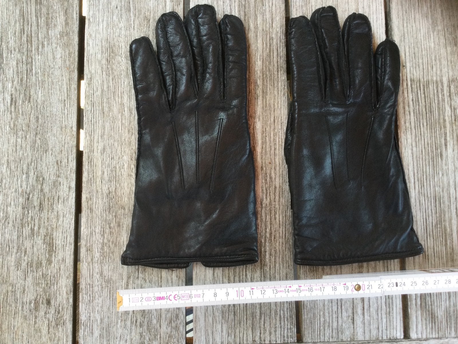 Gants en cuir noirs Dents, Motos, Enlèvement ou Envoi, Neuf, sans ticket, Hommes, Dents