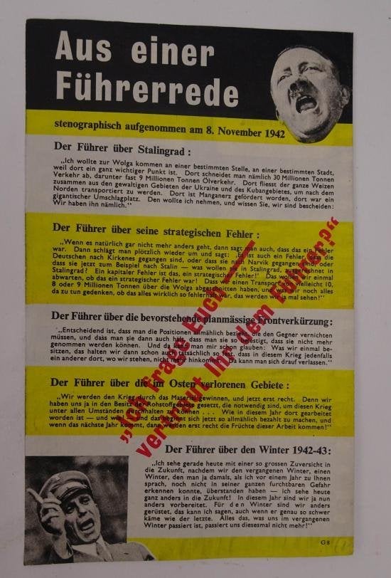 flyer de lancement de la Seconde Guerre mondiale américaine, Enlèvement ou Envoi