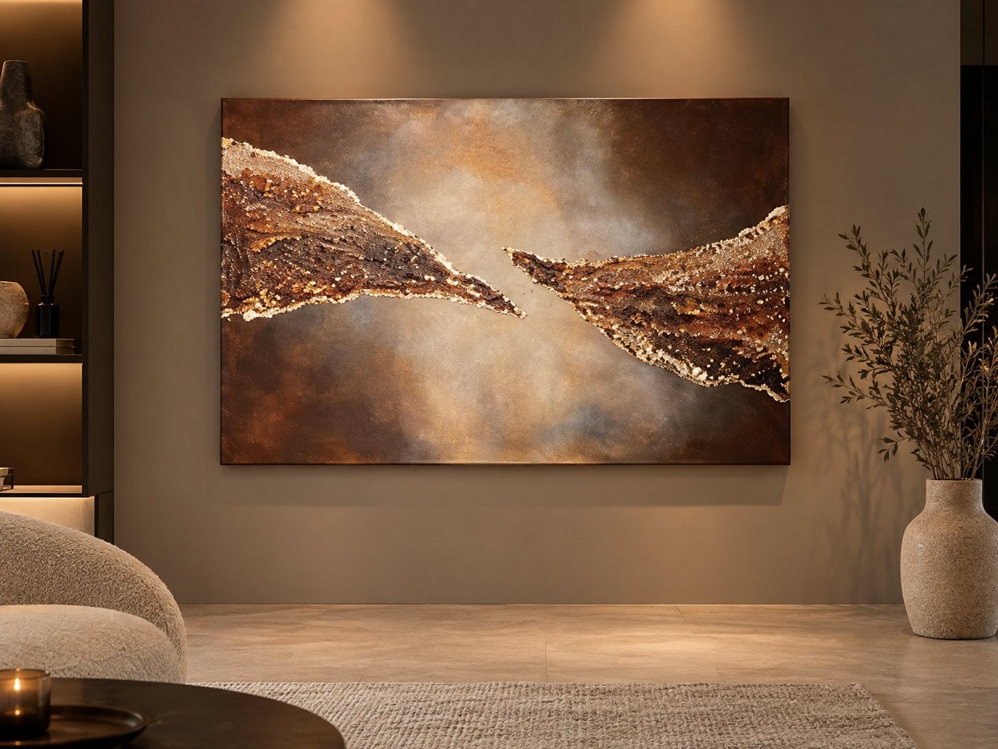 Uniek Abstract Kunstwerk – Handgeschilderd, Ophalen of Verzenden