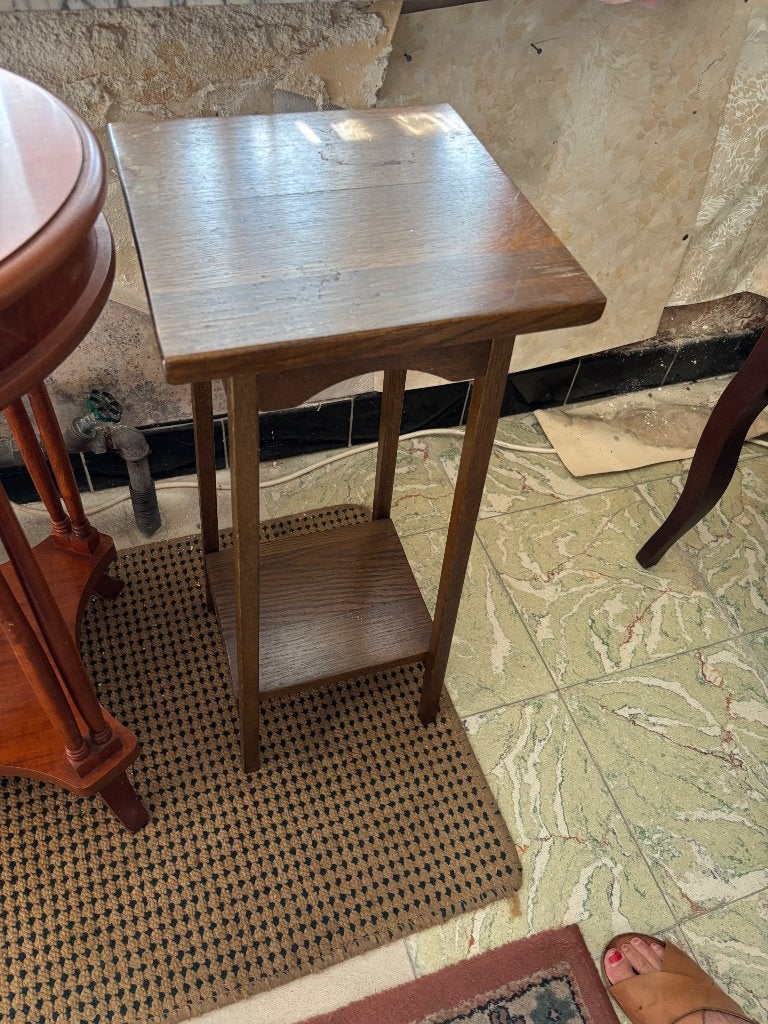Table d'appoint vintage/table à plantes/table décorative, Maison & Meubles, Tables | Tables d'appoint, Utilisé, Carré, 60 cm ou plus
