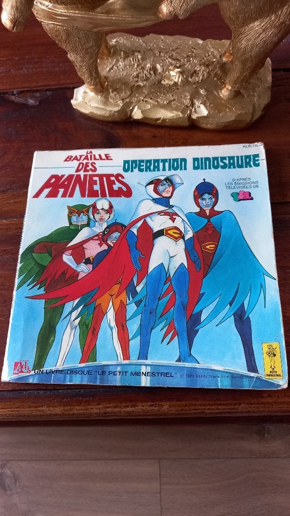 vinyl (45T) dessin animé "la bataille des planètes", Enlèvement, Utilisé, Pop