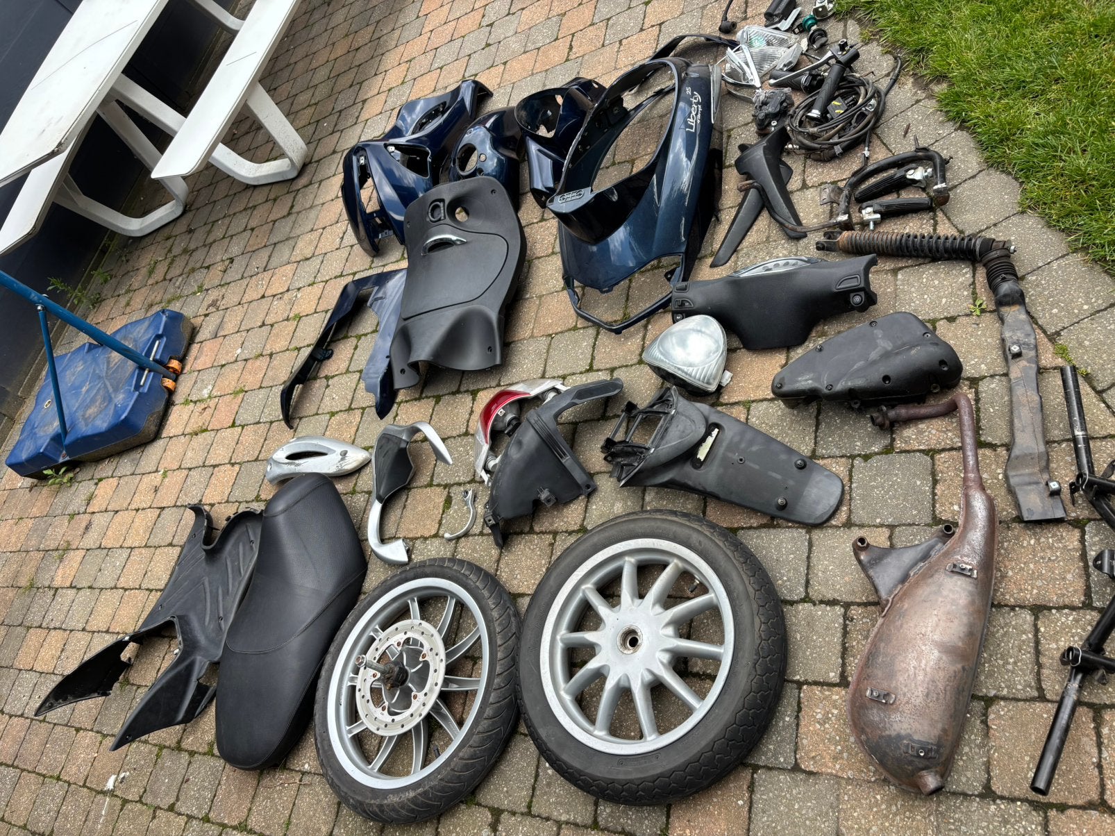 pièces Piaggio Liberty 4T, Enlèvement