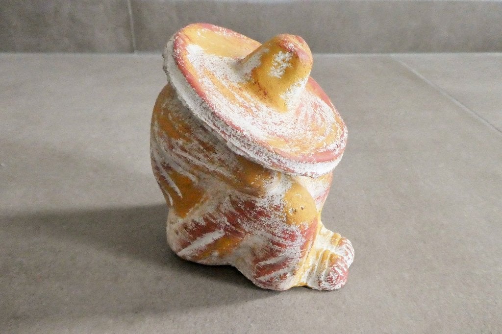 Joli Petit Mexicain en Céramique (Artisanal) H.12 cm. NEUF !, Antiquités & Art, Enlèvement