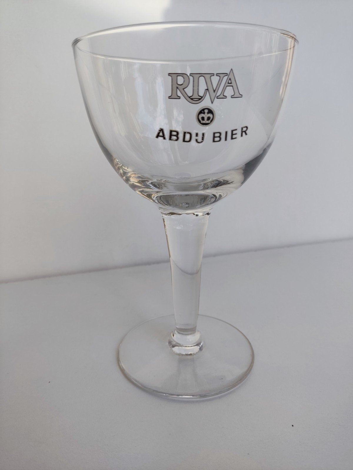 Riva abdijbier glas Desplenter, Ophalen, Zo goed als nieuw, Glas of Glazen, Overige merken
