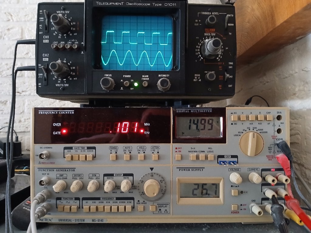 2 beam oscilloscope, Ophalen, Zo goed als nieuw